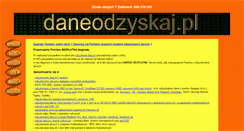 Desktop Screenshot of daneodzyskaj.pl